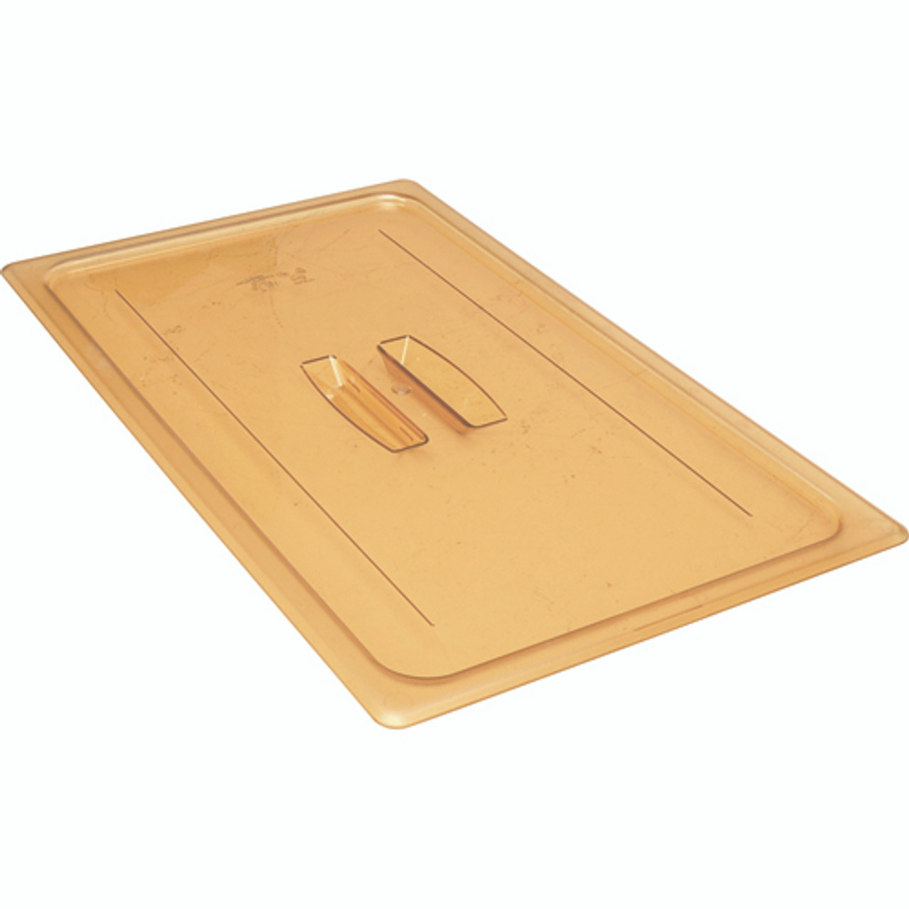 10HPCH150 - Cambro - Full Size Amber H-Pan™ High Heat Food Pan Cover