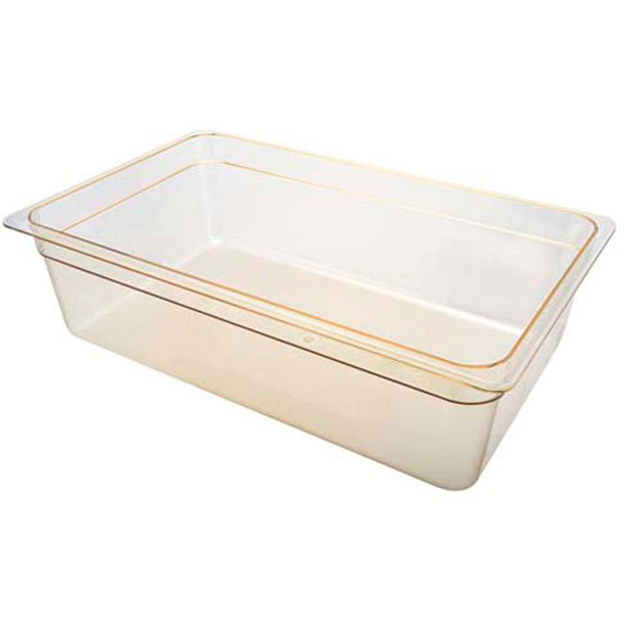 16HP150 - Cambro - Full Size 6 in Amber H-Pan™ High Heat Food Pan