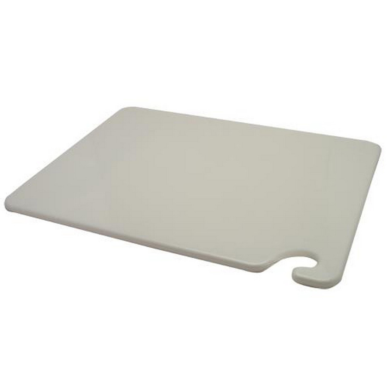 CB152012WH - San Jamar - 15 in x 20 in x 1/2 in White Cut-N-Carry® Cutting Board