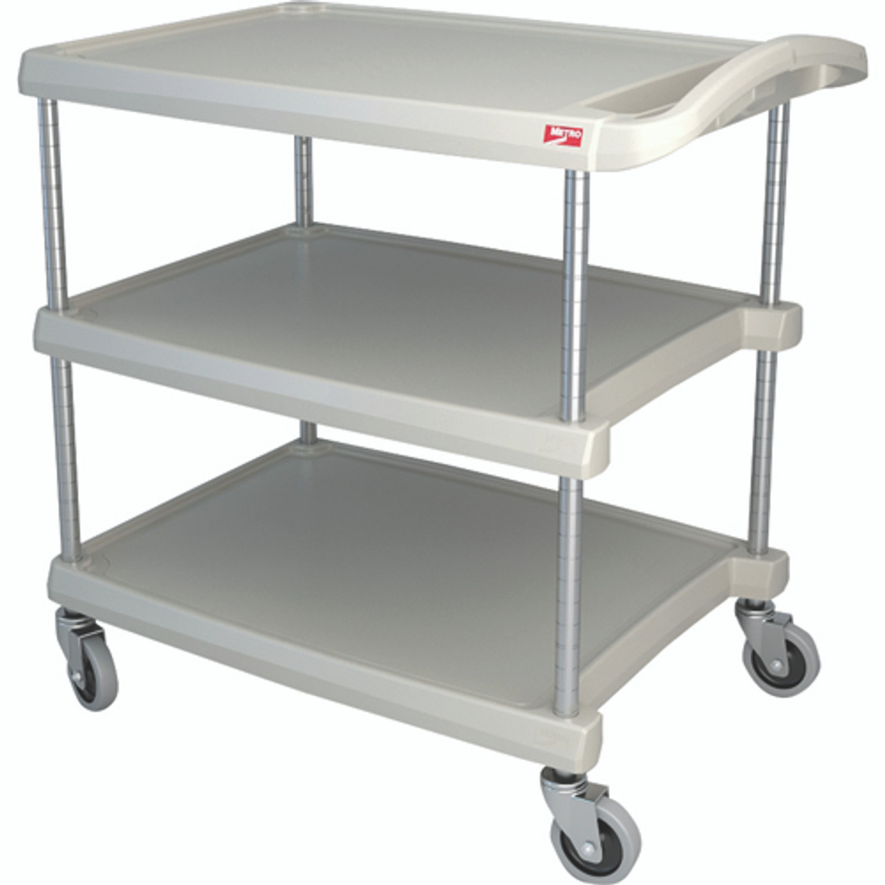 MY2030-34G - Metro - 3 Shelf myCart™ Gray Utility Cart