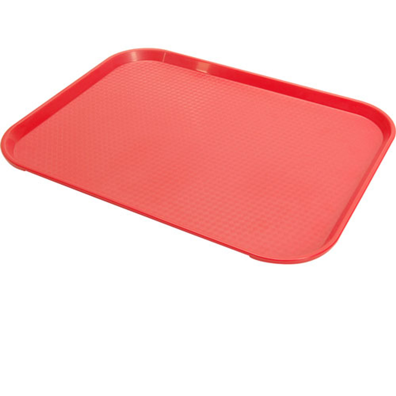 1418FF163 - Cambro - 18 in x 14 in Red Fast Food Tray