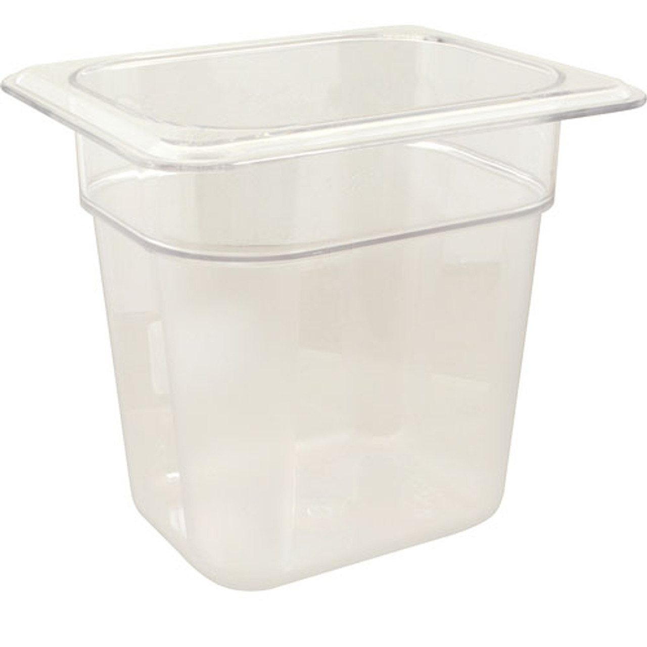 86CW135 - Cambro - 1/8 Size 6 in Clear Camwear® Food Pan