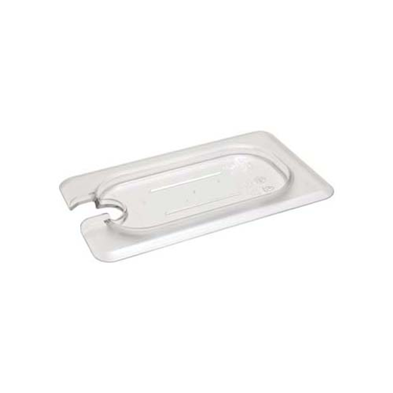 90CWCN135 - Cambro - 1/9 Size Clear Camwear® Notched Food Pan Cover