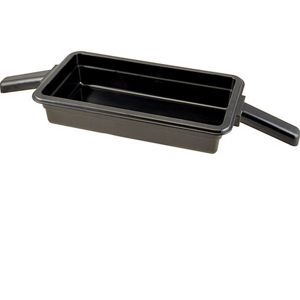 1331849 - Clipper Corporation - 1/3 Size Black High-Heat Dual-Handled Food Pan