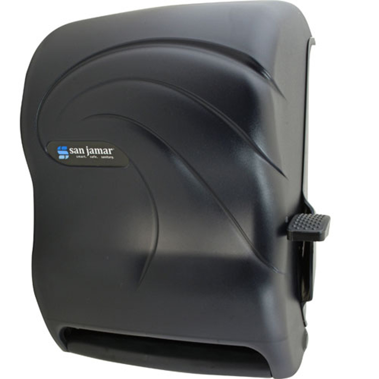 T1190TBK - San Jamar - Oceans Black Lever Roll Towel Dispenser