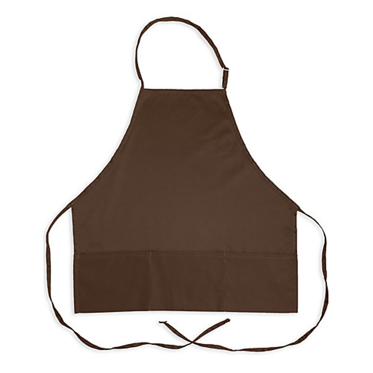 1040COF - KNG - 3 Pocket Adjustable Coffee Bib Apron