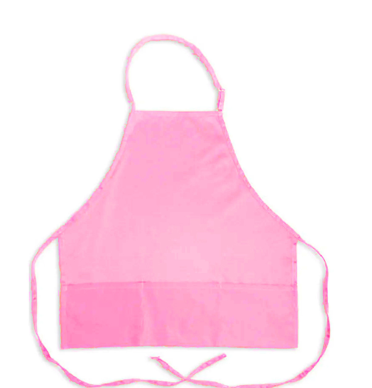 1040PNK - KNG - 3 Pocket Adjustable Pink Bib Apron