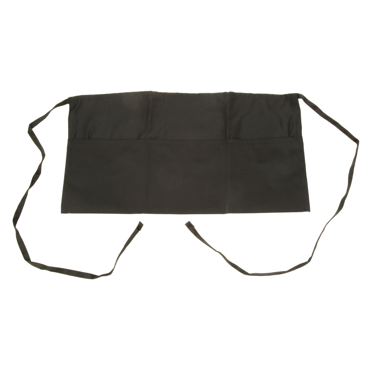 1046BLK - KNG - 3 Pocket 11 in Black Waist Apron