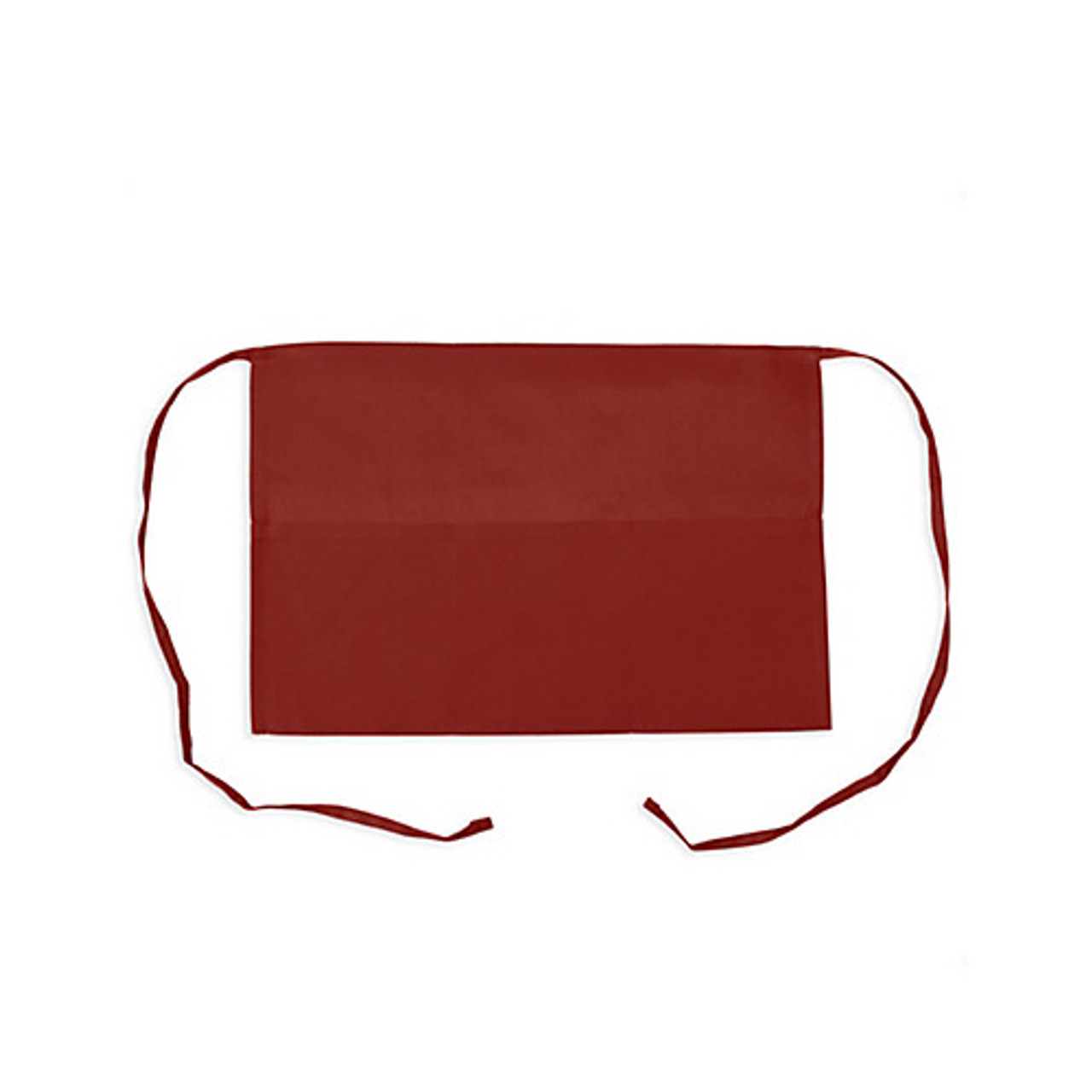 1047BRG - KNG - 3 Pocket 15 in Burgundy Waist Apron