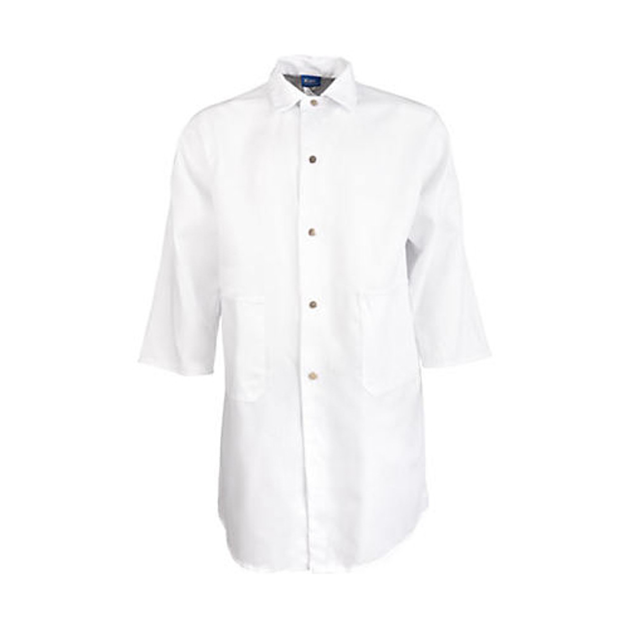1626M - KNG - Medium White Butcher Coat