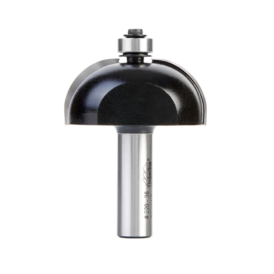 Timberline 220-38 Cove 3/4 Radius x 2 Dia x 1 x 1/2″ Shank with Ball Bearing
