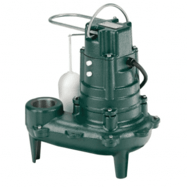 Zoeller Model M267 Waste-Mate Automatic Cast Iron Sewage Pump - 115 V, 1/2 HP