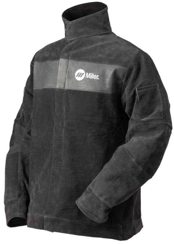 Miller Leather Welding Jacket Size S - Split Pigskin Leather 273212