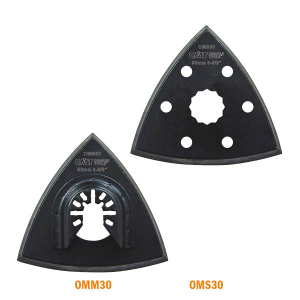 3-5/8” Delta Sanding Pad, Perforated For Multi-Mat (1-Pc.)