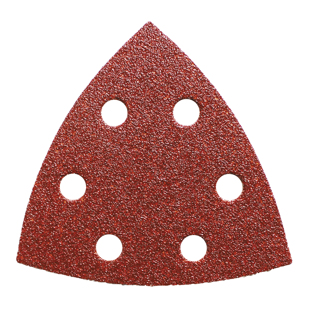 3-5/8” Aluminum-Oxide Delta Sandpaper For Wood. Perforated (10-Pcs.)