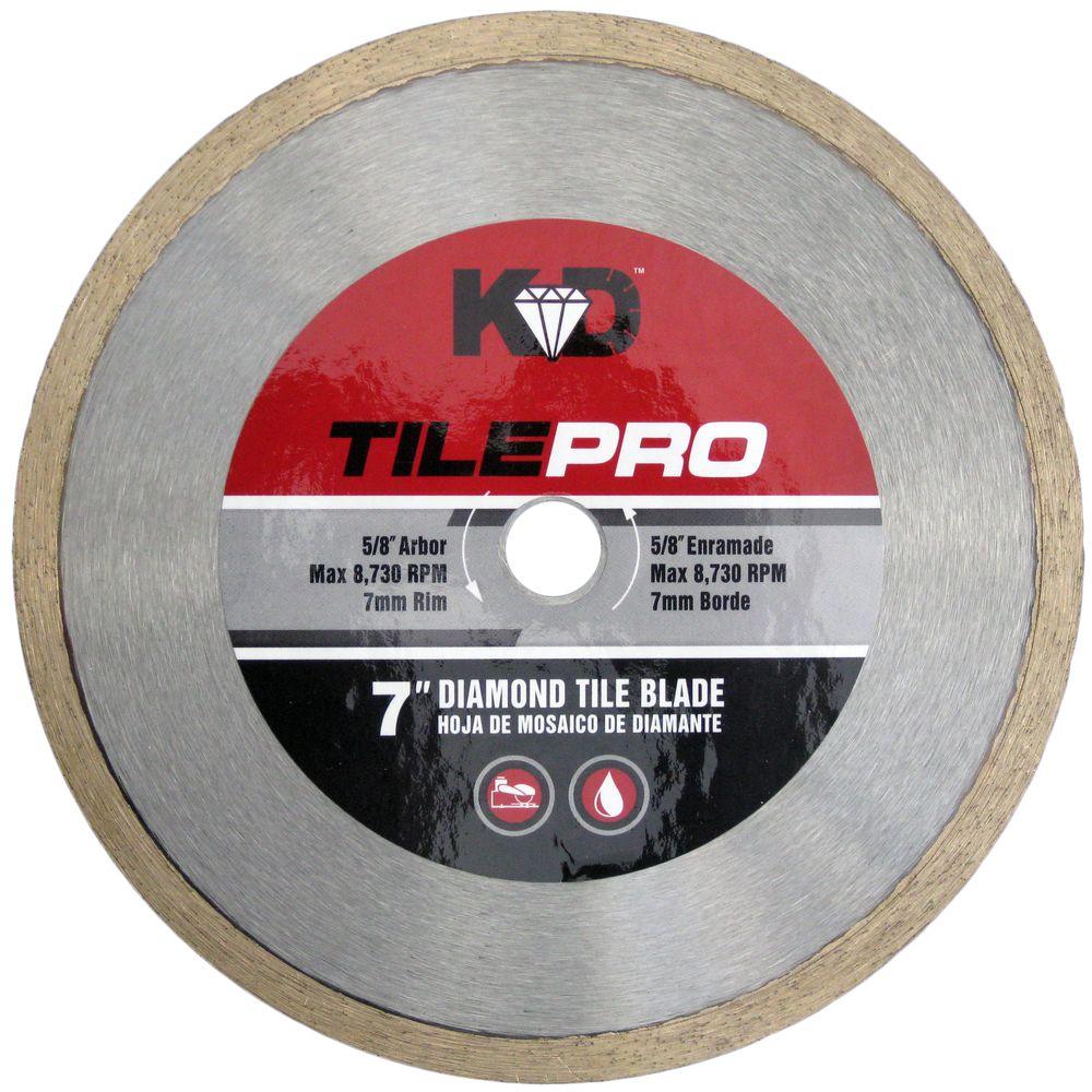 KING DIAMOND 7 in. Diamond Tile Circular Saw Blade