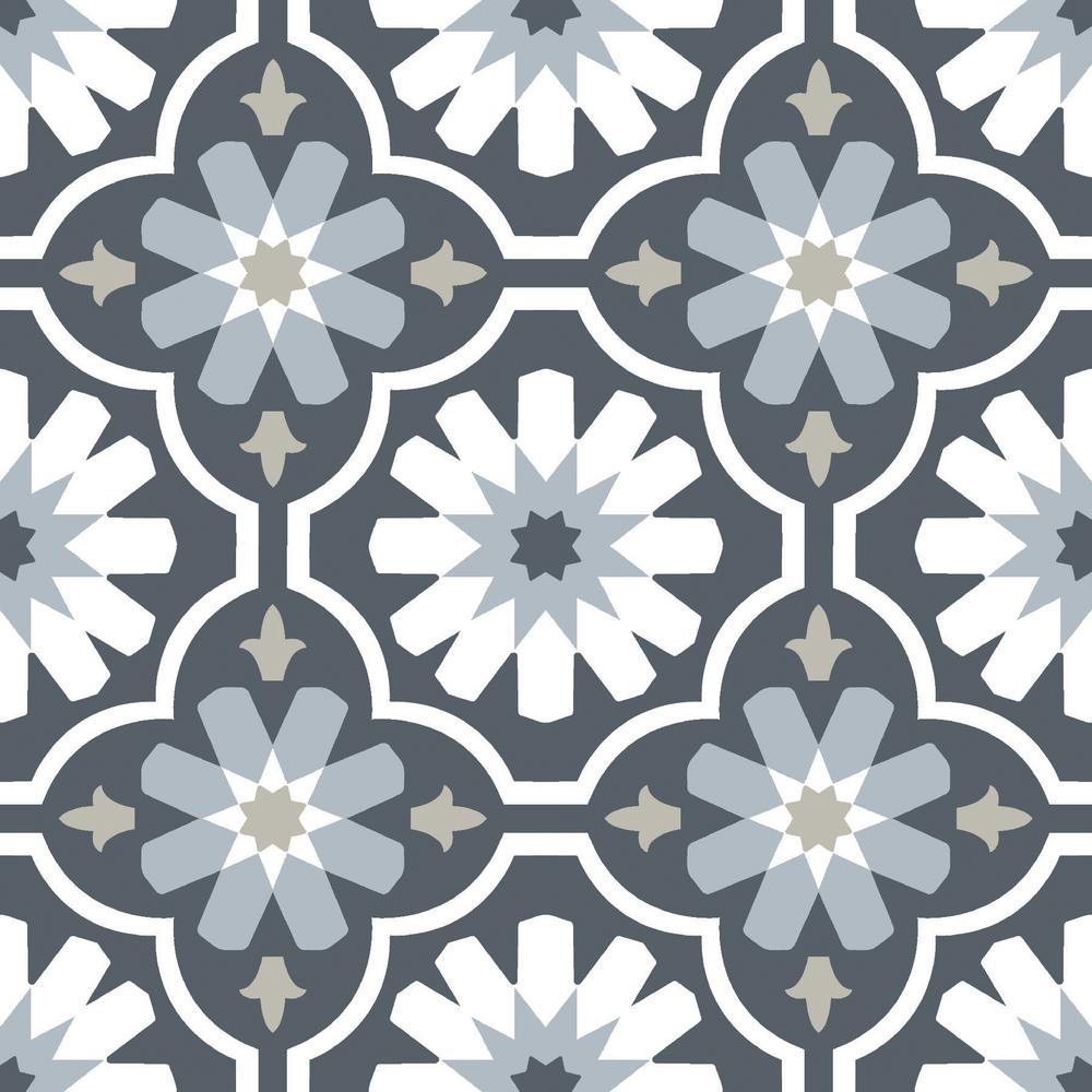 FloorPops Sevilla Peel and Stick Floor Tiles 12 in. x 12 in. (20 Tiles, 20 sq. ft.)