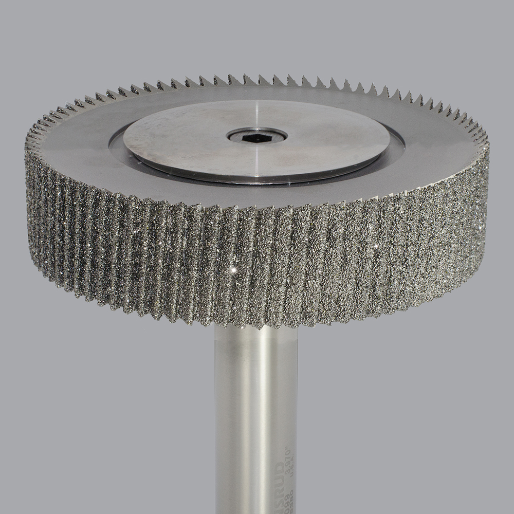 Onsrud 29-098 Diamond Grit Hogger 3-97/100 x 3 OAL For Abrasive Honeycomb, 3/4 Shank, DIA Grit Coated