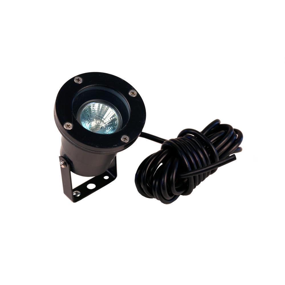 Low Voltage Black Outdoor Landscape Underwater Pond Spot Light