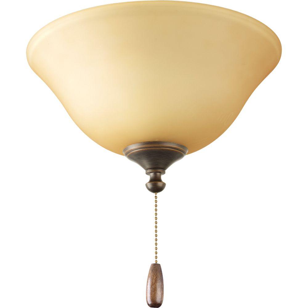 AirPro 3-Light Antique Bronze Ceiling Fan Light