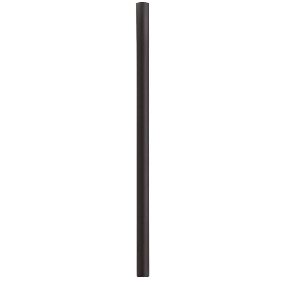 8 ft. Bronze Outdoor Direct Burial Aluminum Lamp Post fits Most Standard 3 in. Post Top Fixtures Includes Inlet Hole