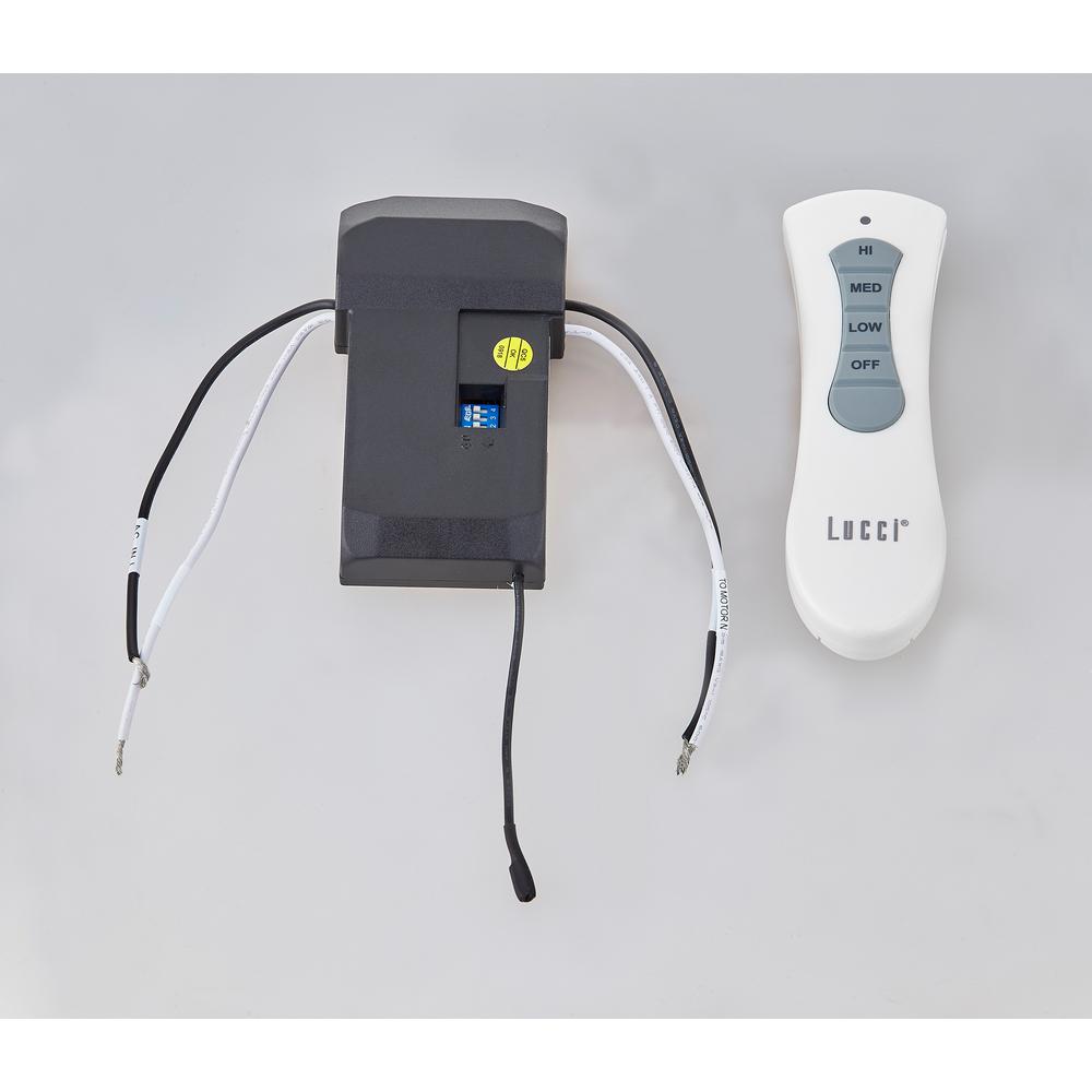 Airlie II Grey and White Fan Remote Set-Non L Non Dimmable