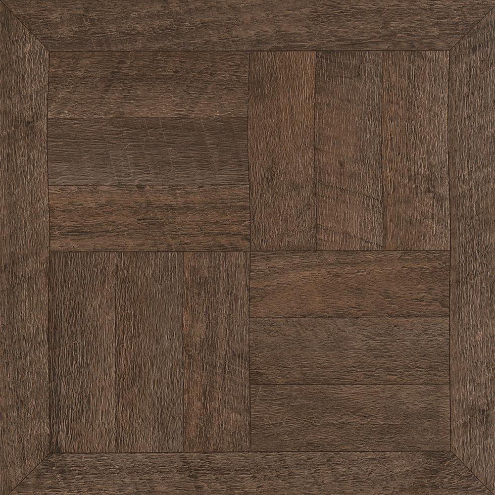 Armstrong Heirloom Brown 12 in. Width x 12 in. Length Residential Peel and Stick Vinyl Tile