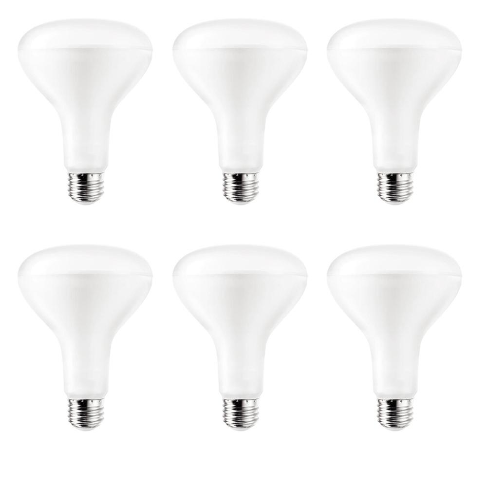 Halco Lighting Technologies Contractor Pack 65-Watt Equivalent 8-Watt BR30 Dimmable LED Soft White 3000K Light Bulb (6-Pack) 82170