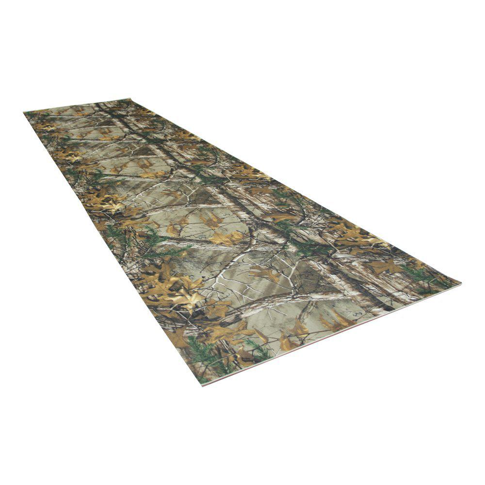 Armor All 2 ft. 5 in. x 18 ft. Realtree Green Commercial Polyester Garage Flooring