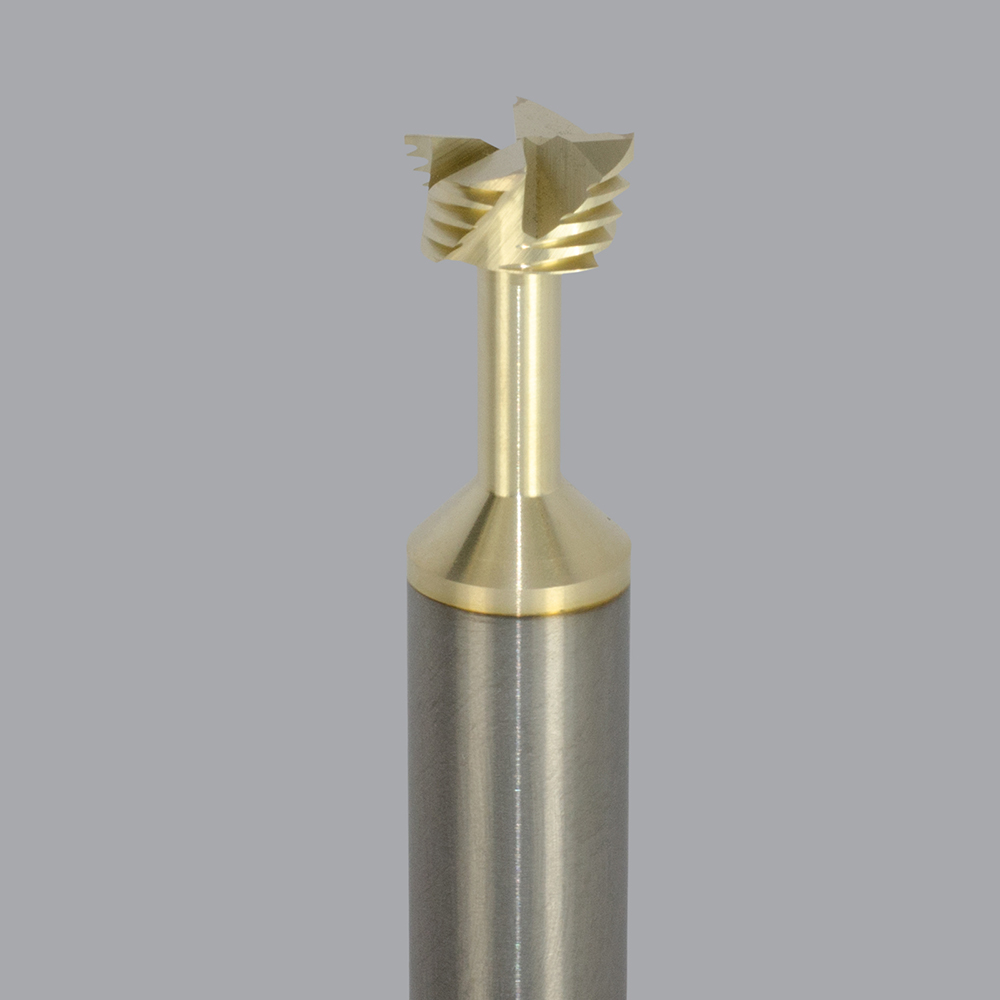 Onsrud 34-117 Soild Carbide 4FL 1/2 x 1/4 x 3 OAL For Honeycomb Panel, 1/2 Shank, ZrN Coated