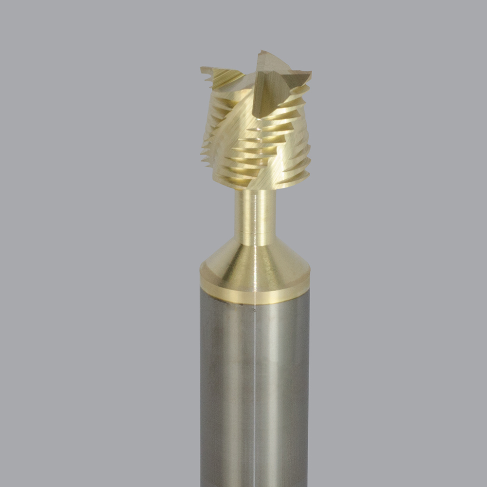 Onsrud 34-121 Soild Carbide 4FL 1/2 x 1/2 x 3 OAL For Honeycomb Panel, 1/2 Shank, ZrN Coated