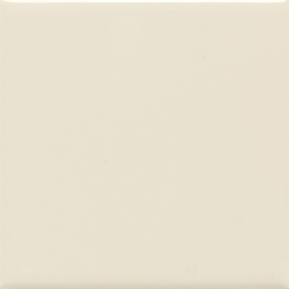 Daltile Matte Almond 4-1/4 in. x 4-1/4 in. Ceramic Wall Tile (12.5 sq. ft. / case)