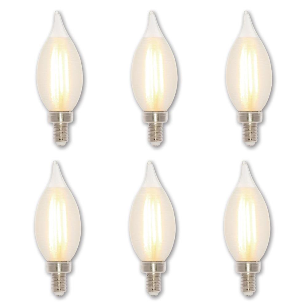 Westinghouse 60-Watt Equivalent C11 Dimmable GARB265Wcent Edison LED Light Bulb Soft White Light (6-Pack)