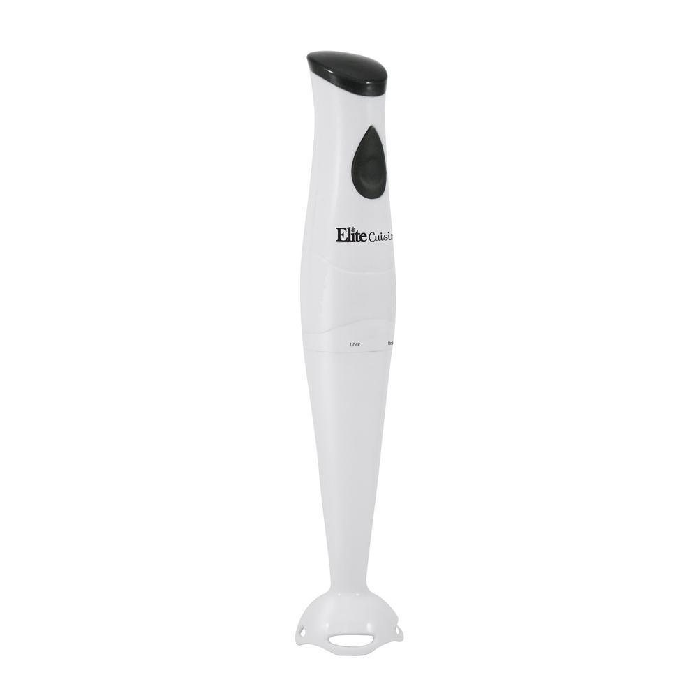 Single Speed White Immersion Blender