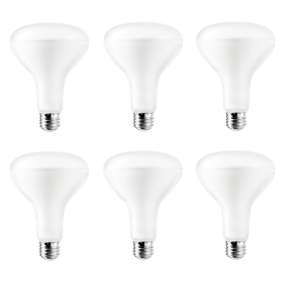 Halco Lighting Technologies Contractor Pack 65-Watt Equivalent 8-Watt BR30 Dimmable LED Warm White 2700K Light Bulb (6-Pack) 82172