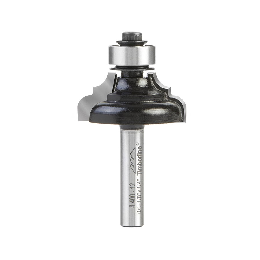 Timberline 400-12 Classical Cove & Bead 5/32 Radius x 1-1/8 Dia x 1/2 x 1/4″ Shank with Ball Bearing