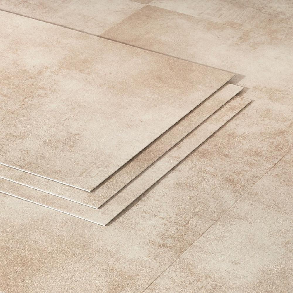 Artmore Tile Loseta Concreto Beige 18-in x 36-in Waterproof Luxury Flooring (36-sq ft)