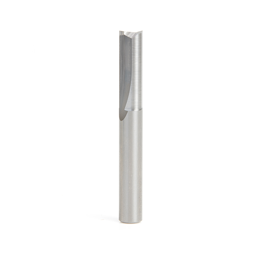 Amana 43607 Solid Carbide Double Straight ‘V’ Flute Plastic Cutting 1/4 Dia x 3/4 x 1/4 Inch Shank