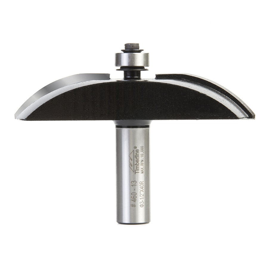 Timberline 460-13 Cove Raised Panel 1-37/64 Radius x 3-1/2 Dia x 21/32 x 1/2″ Shank with Ball Bearing