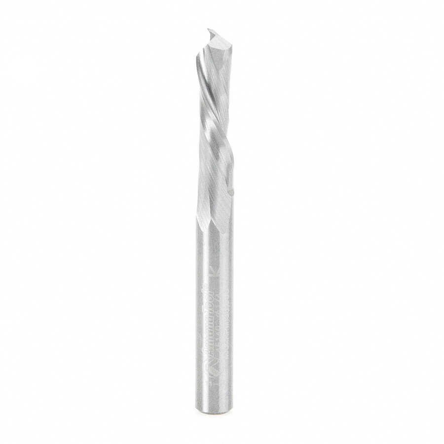 Amana 46140 CNC Solid Carbide Compression Spiral Single Flute 1/4 Dia x 7/8 x 1/4 Inch Shank