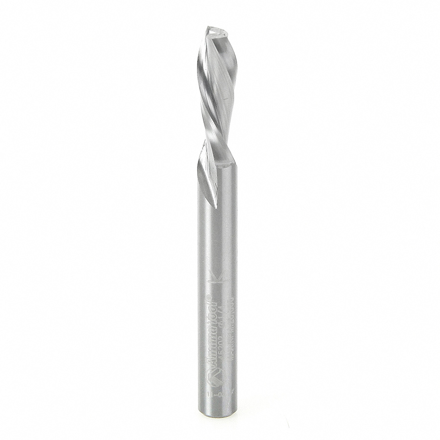Amana 46202 Solid Carbide Spiral Plunge 1/4 Dia x 3/4 x 1/4 Inch Shank Down-Cut