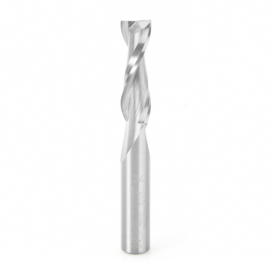 Amana 46320 Solid Carbide Spiral Plunge 3/8 Dia x 1-1/4 x 3/8 Shank Up-Cut