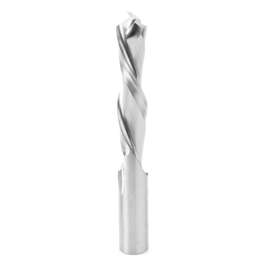 Amana 46360 CNC Solid Carbide Mortise Compression Spiral 1/2 Dia x 2-1/8 x 1/2 Inch Shank