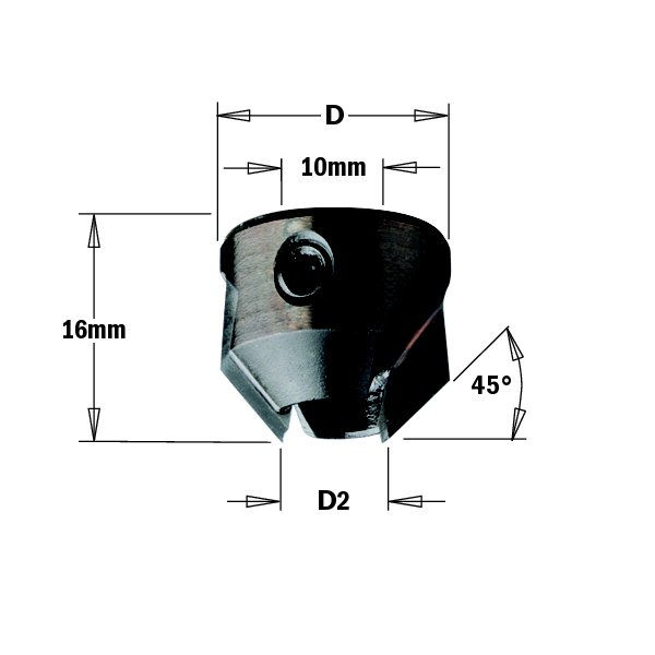 CMT 315.200.11 – COUNTERSINK D=5-10 RH