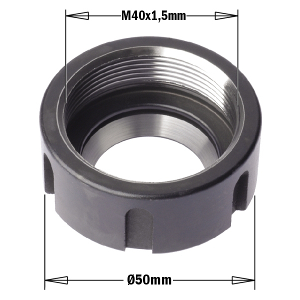 Clamping Nut M40X1.5Mm Rh