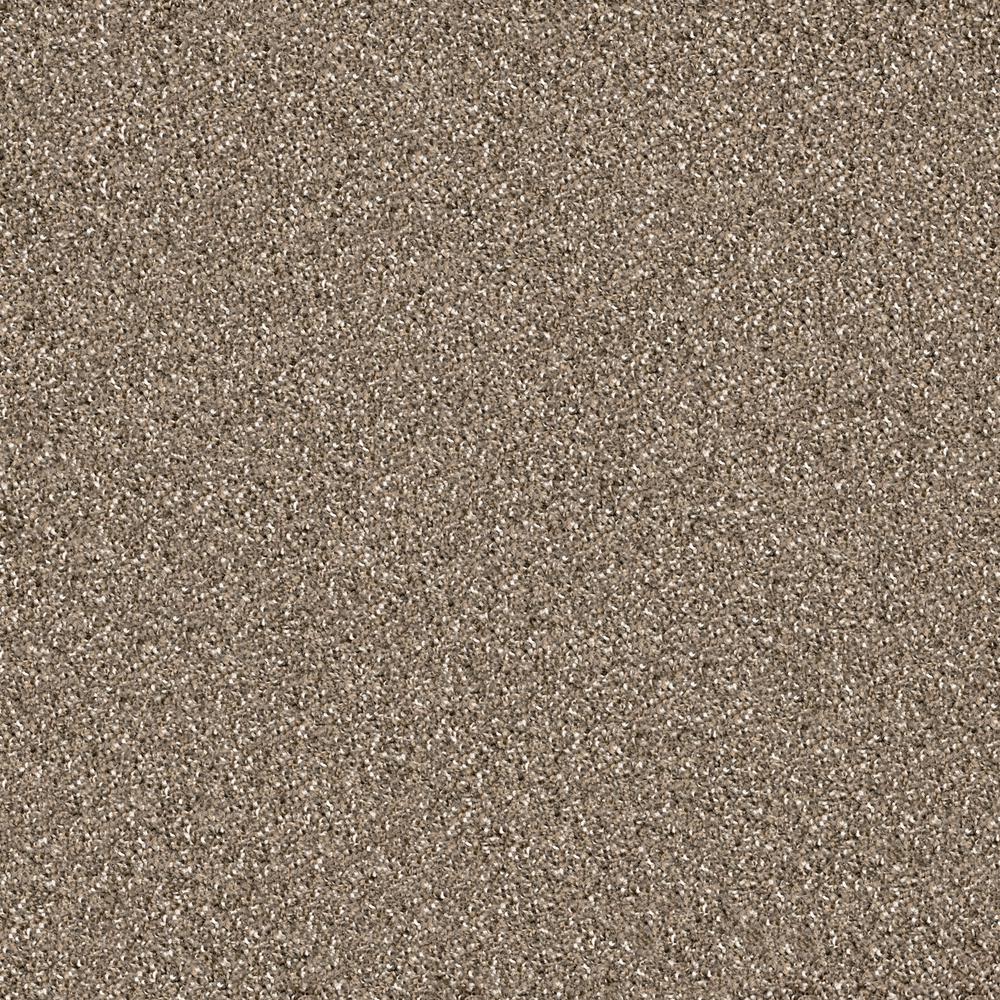 Nantucket Sweet Caroline Brown Residential 24 in. x 24 in. Peel and Stick Carpet Tile (8 Tiles/Case)