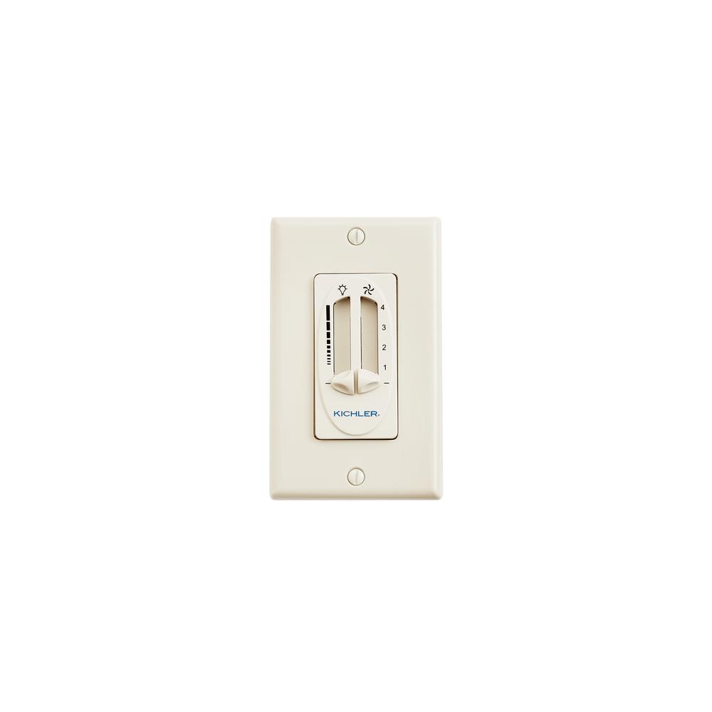 Independence 4-Speed Dual Slide Fan Switch Control, Light Almond