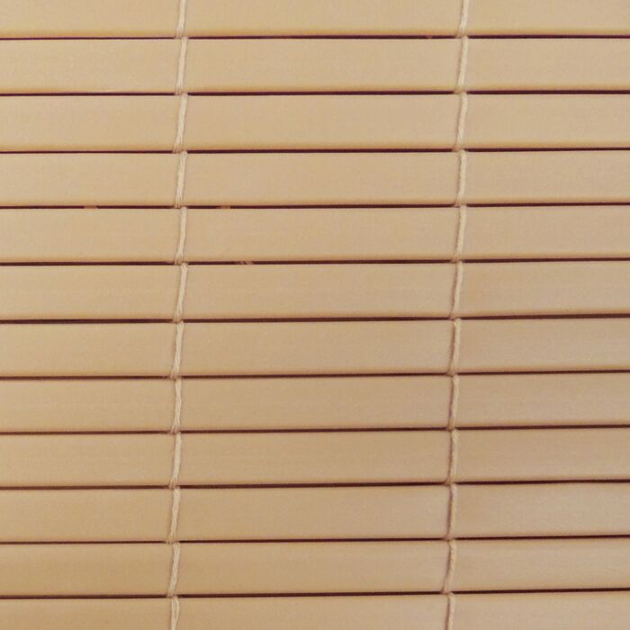 Radiance Vinyl Rollup Shade 36 in. W X 72 in. H Bamboo Cordless