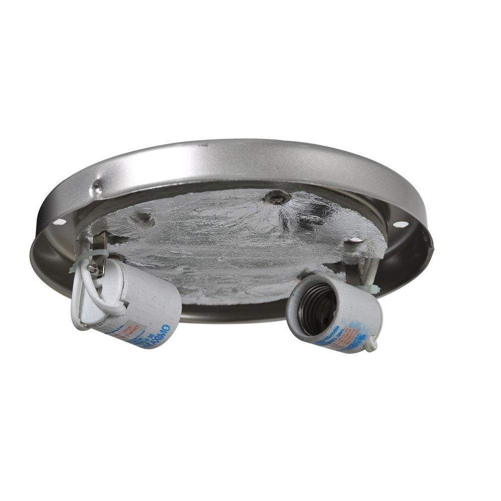 Carrington 60 in. Brushed Nickel Ceiling Fan Replacement Light Kit