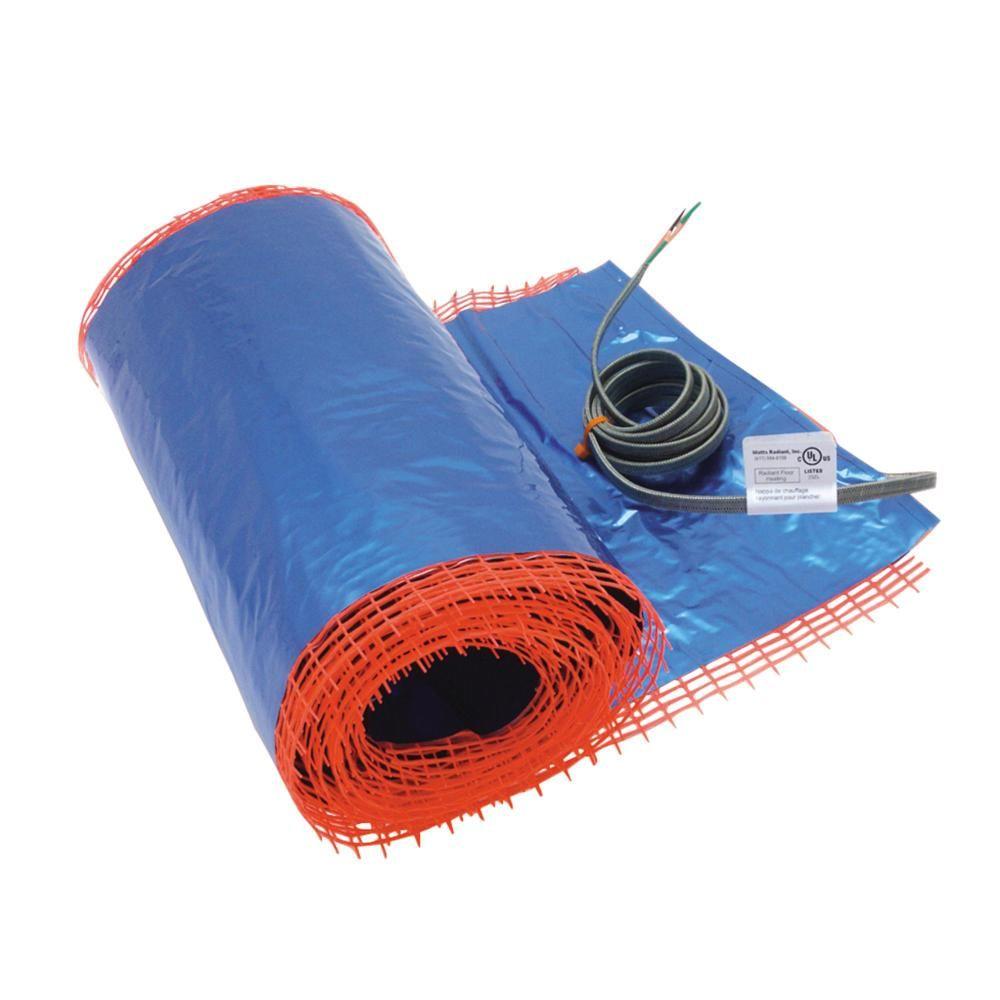 SunTouch Floor Warming 4 ft. x 16 in. 120-Volt Retrofit Radiant Floor Heating Mat for Under Existing Floors and Subfloors (Covers 5.3 sq. ft.)